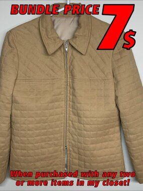 Unique! Ligthweight, Zippered Outdoor Jacket